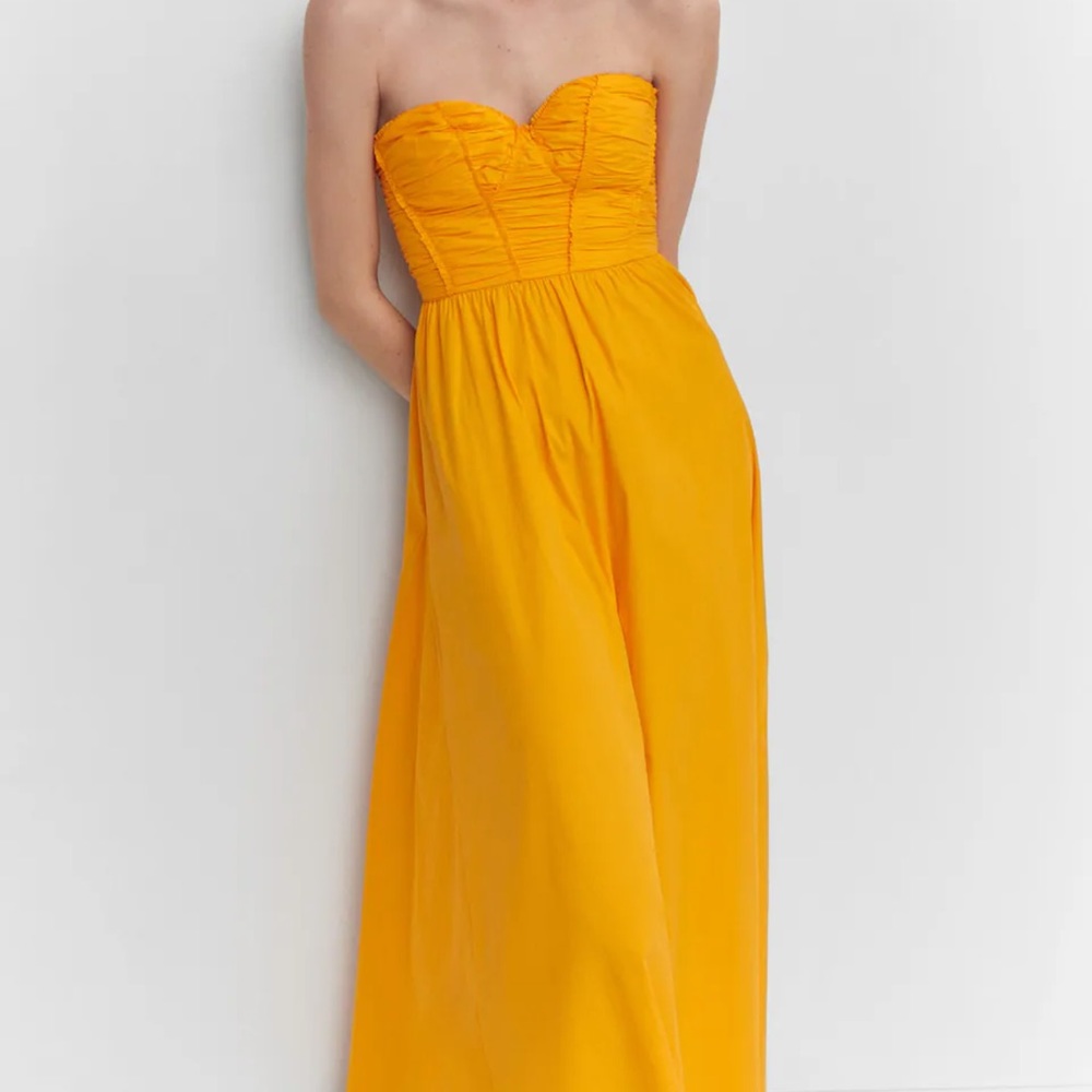 Mango Flared Corset Dress